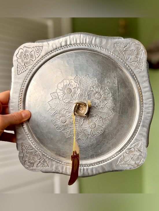 Other - Vintage 1970s Continental Brilliantone Silver Plated Floral Serving Dish